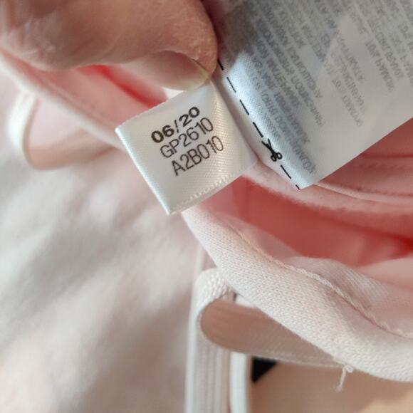Adidas NWT Baby Pink Pullover Hoodie Sweater Size Small - Picture 10 of 16